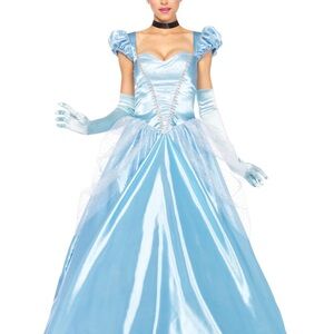 Spirit Light Blue Cinderella Princess Costume Medium
